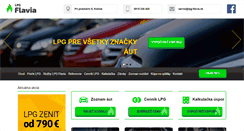 Desktop Screenshot of lpg-flavia.sk